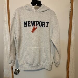 Newport Gray Hoodie Sweatshirt